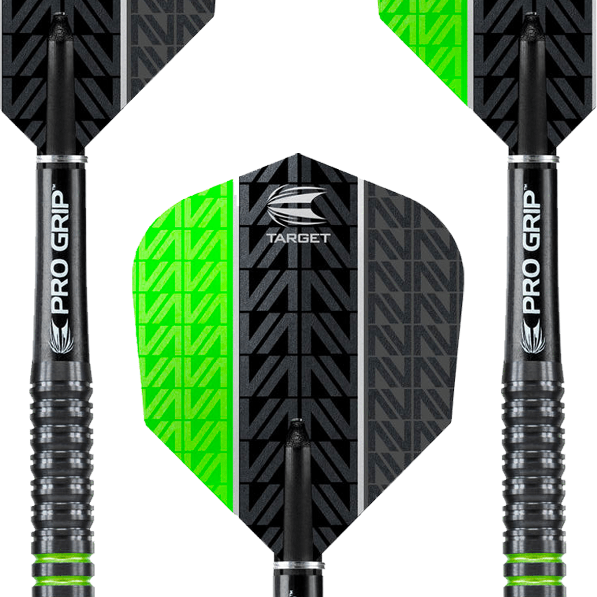 Target Vapor 8 Black & Green - 80% Tungsten Steel Tip Darts Darts
