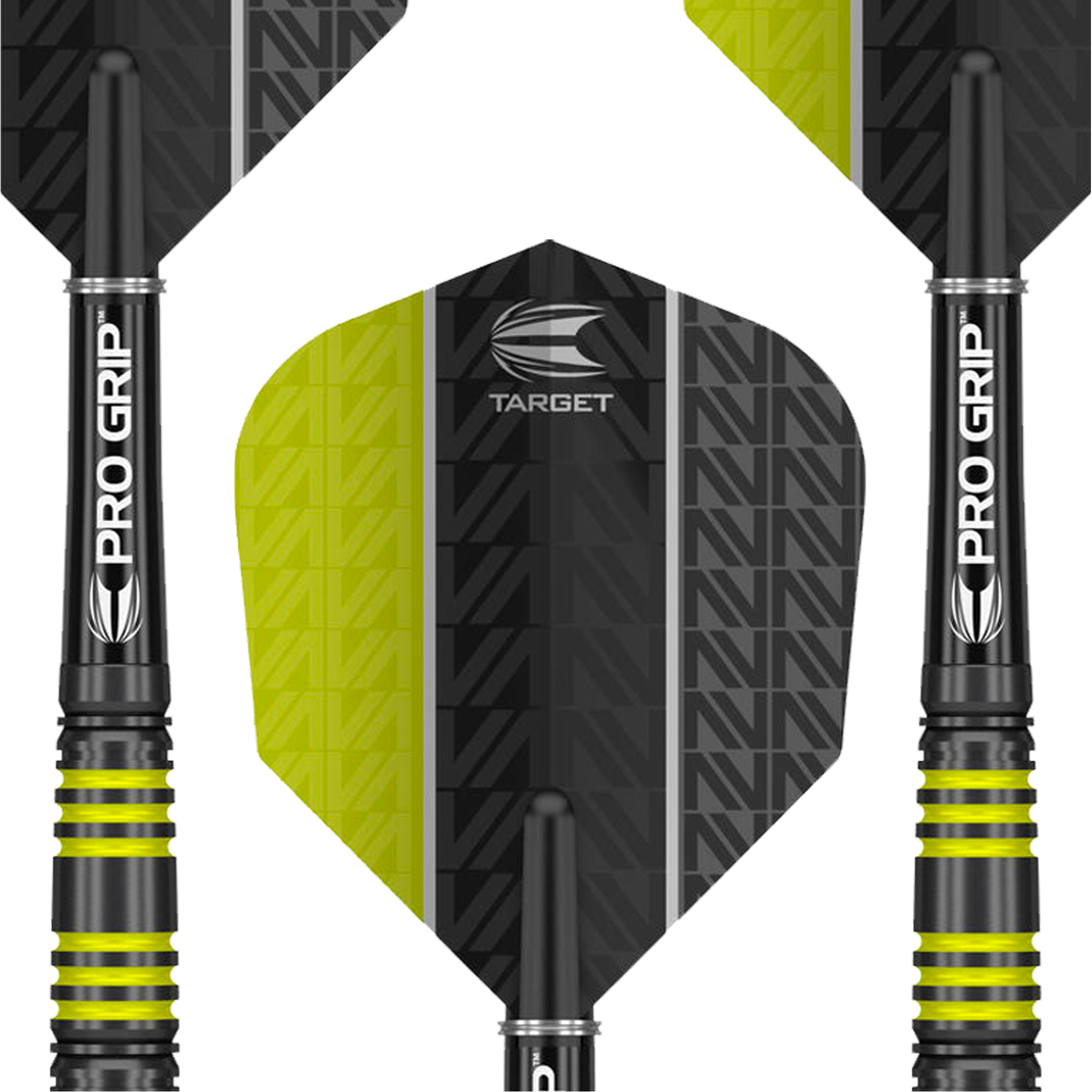 Target Vapor 8 Black & Yellow - 80% Tungsten Steel Tip Darts Darts