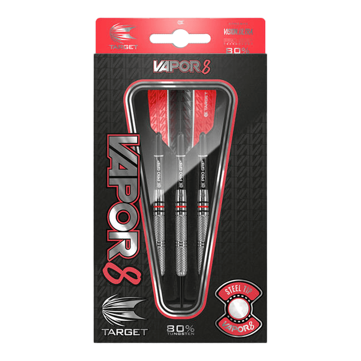 Target Vapor8 04 Steel Tip Darts - 80% Tungsten - 21 Grams Darts