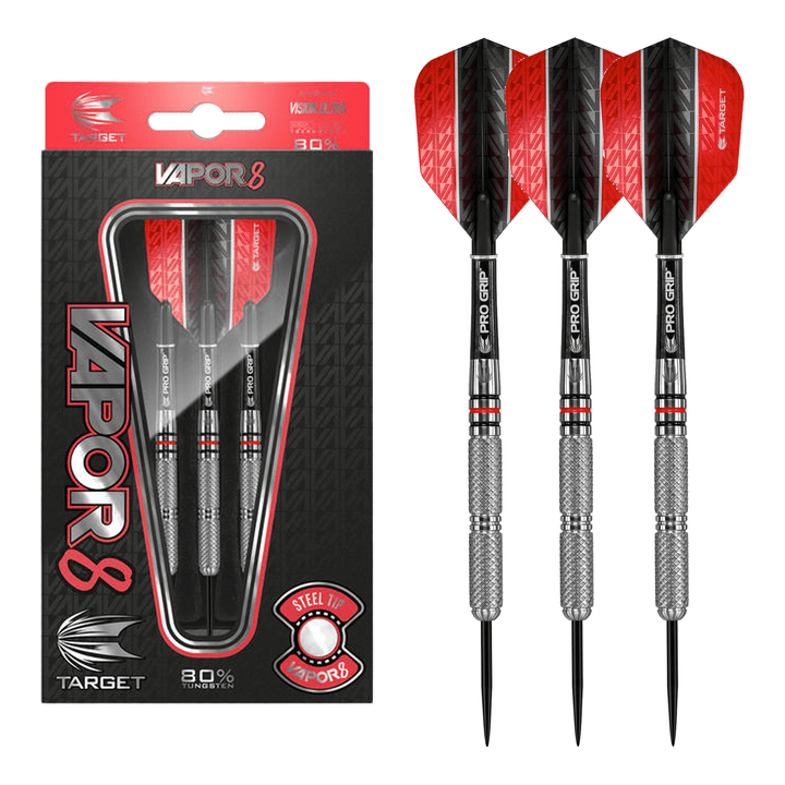 Target Vapor8 04 Steel Tip Darts - 80% Tungsten - 21 Grams Darts