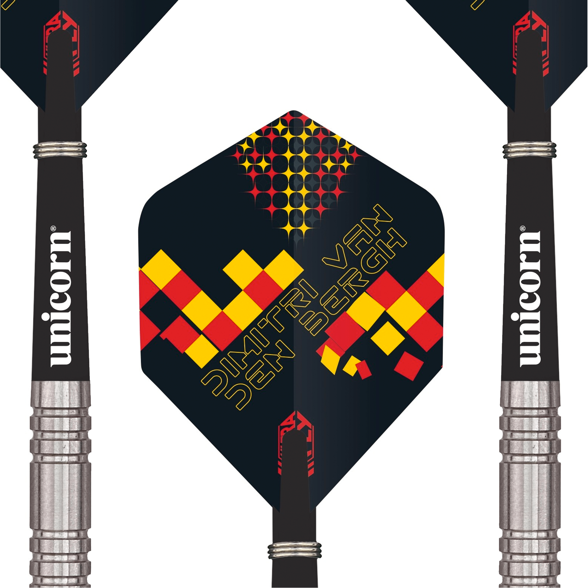 Unicorn Dimitri Van Den Bergh Maestro - 90% Tungsten Steel Tip Darts Darts
