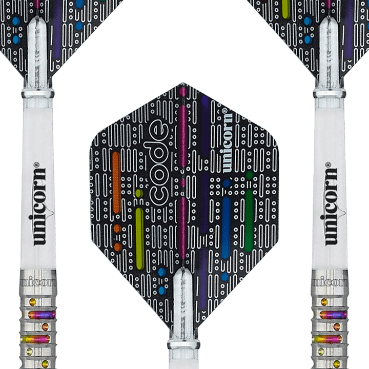Unicorn Gary Anderson Code Steel Tip Darts - 90% Tungsten - 21 Grams Darts