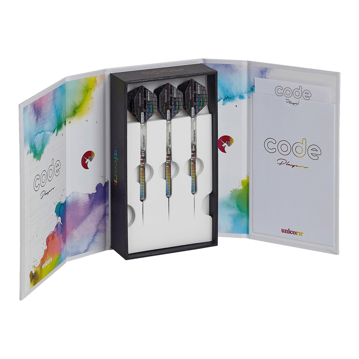Unicorn Gary Anderson Code Steel Tip Darts - 90% Tungsten - 21 Grams Darts