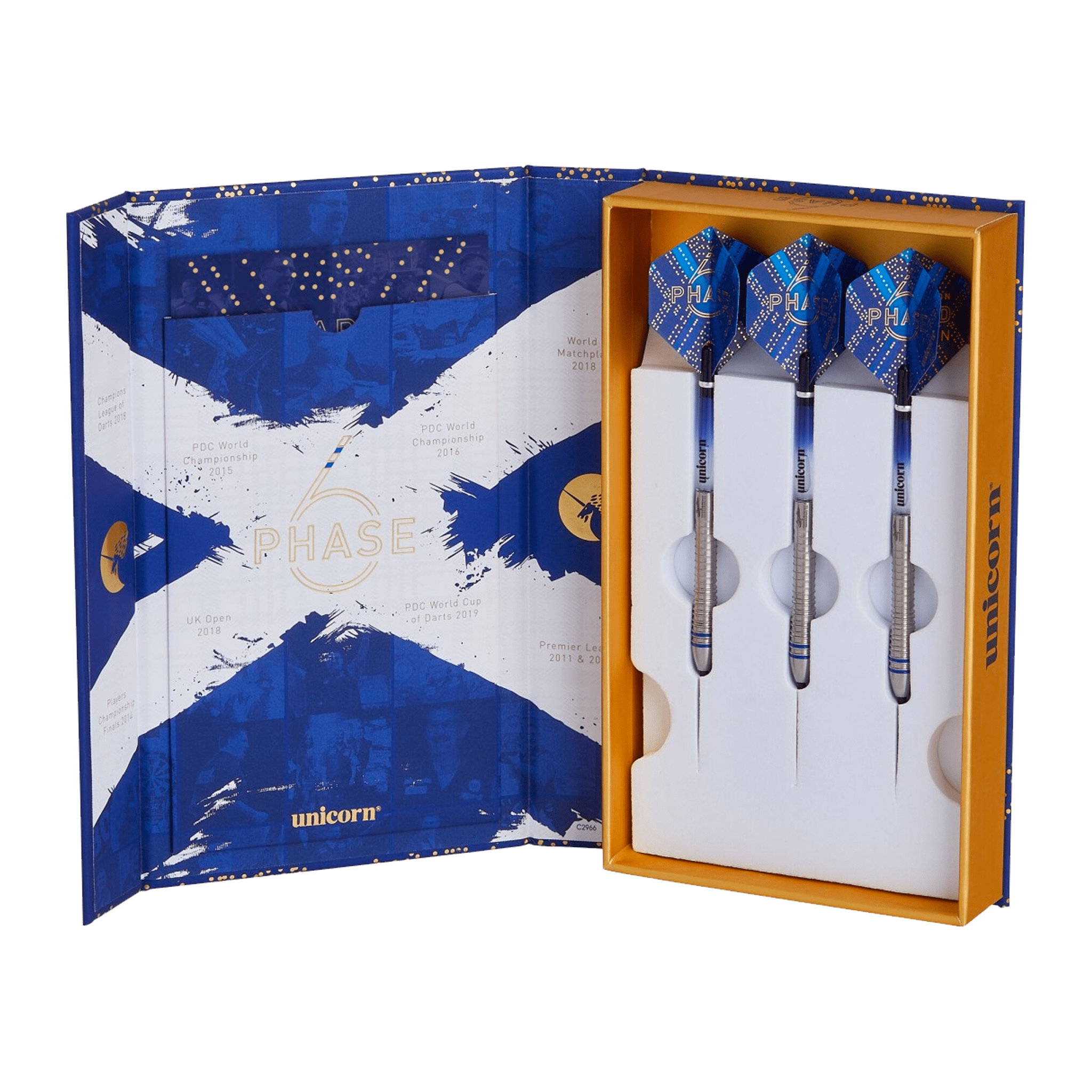 Unicorn Gary Anderson World Champion Phase 6 - 90% Tungsten Steel Tip Darts Darts