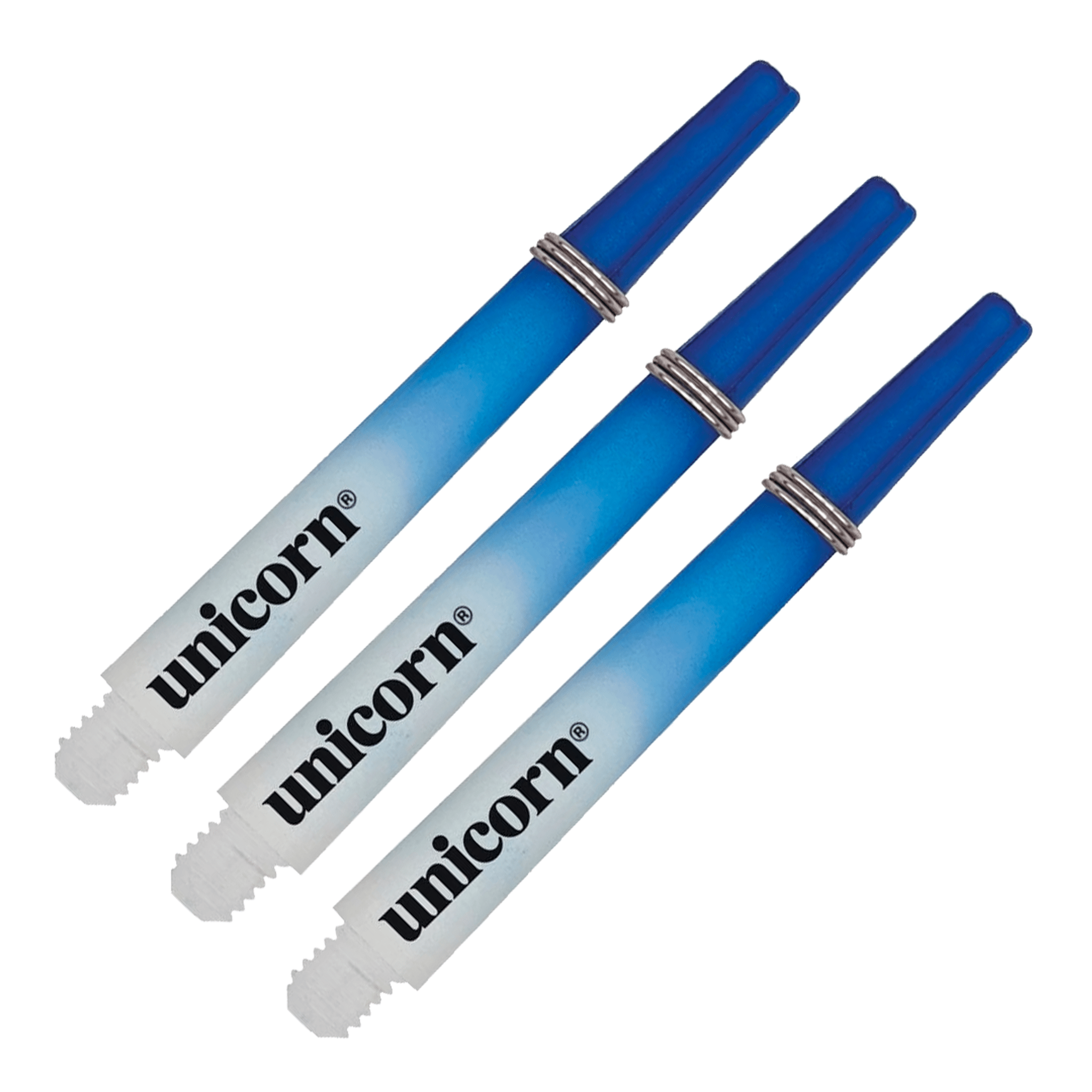 Unicorn Gripper 3 Two Tone Nylon Dart Shafts Blue / Medium (44.2mm) Shafts