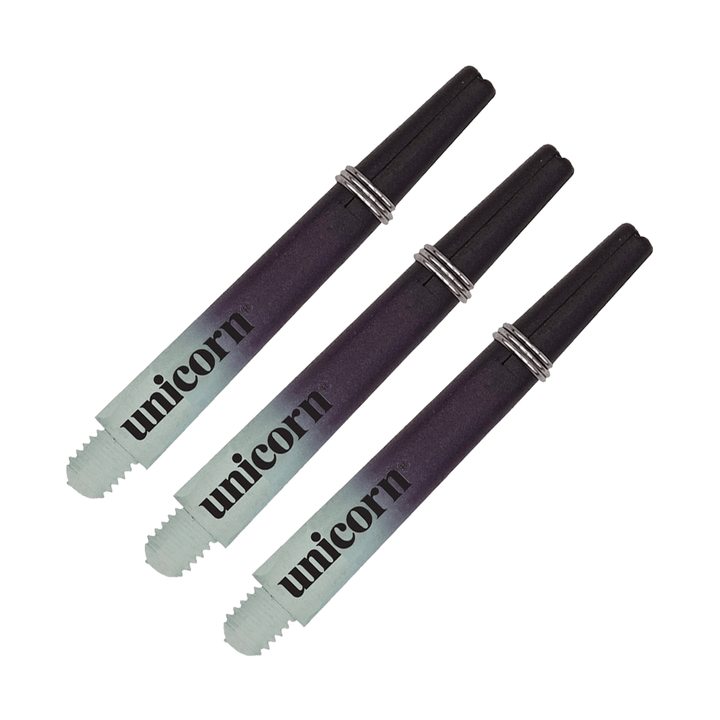 Unicorn Gripper 3 Two Tone Short (34.4 mm) Nylon Dart Shafts Black Shafts