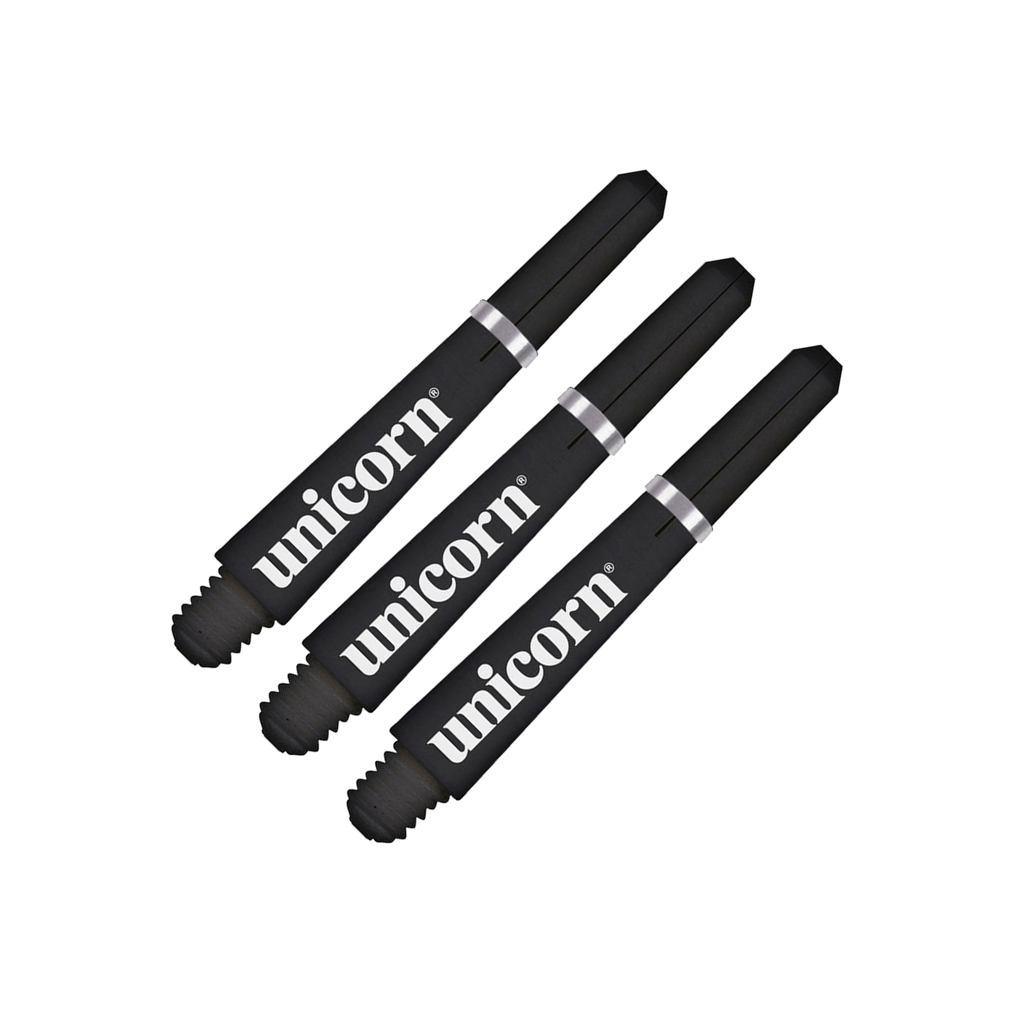 Unicorn Gripper 4 Polycarbonate Dart Shafts Black / Short (35mm) Shafts
