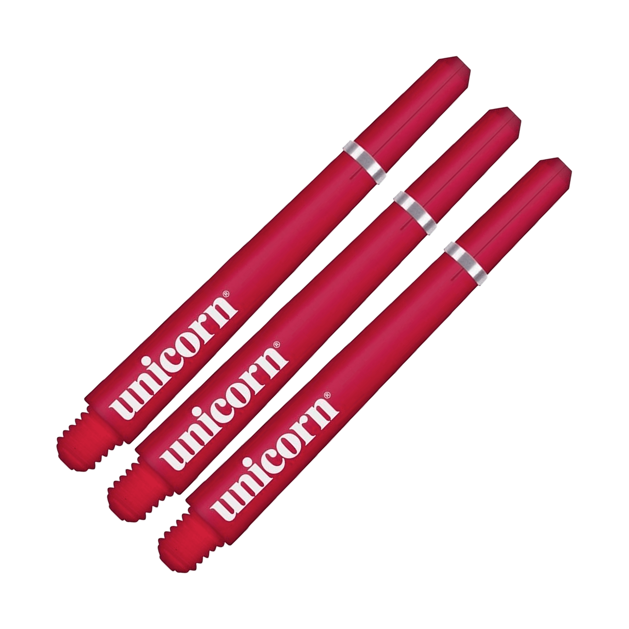 Unicorn Gripper 4 Polycarbonate Dart Shafts Red / Long (47mm ) Shafts
