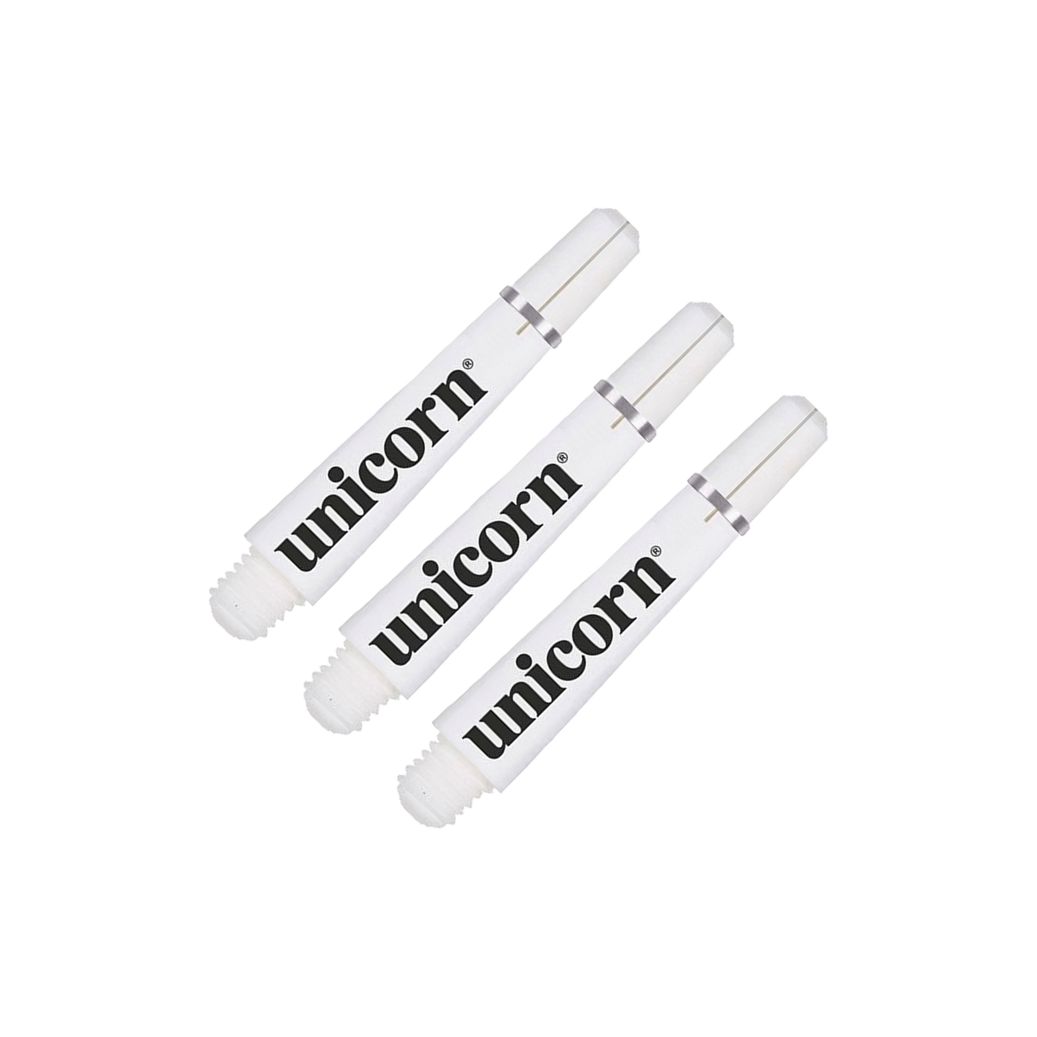 Unicorn Gripper 4 Ultra Short (29mm) Polycarbonate Dart Shafts White Shafts