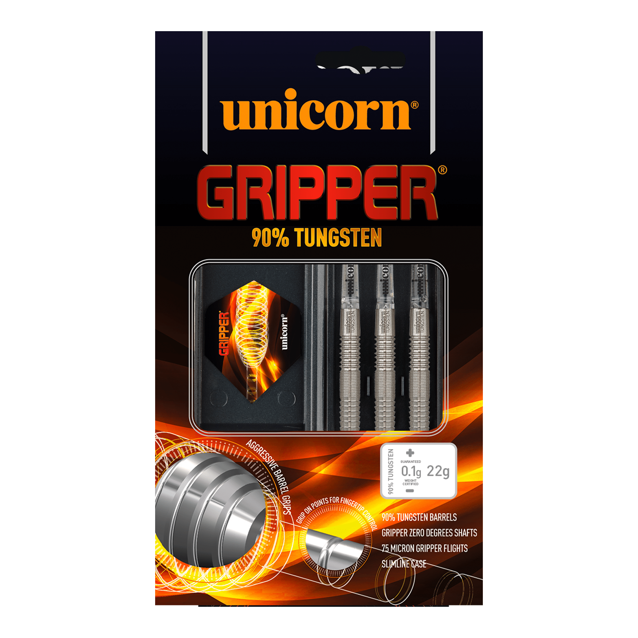 Unicorn Gripper 7 - 90% Tungsten Steel Tip Darts Darts
