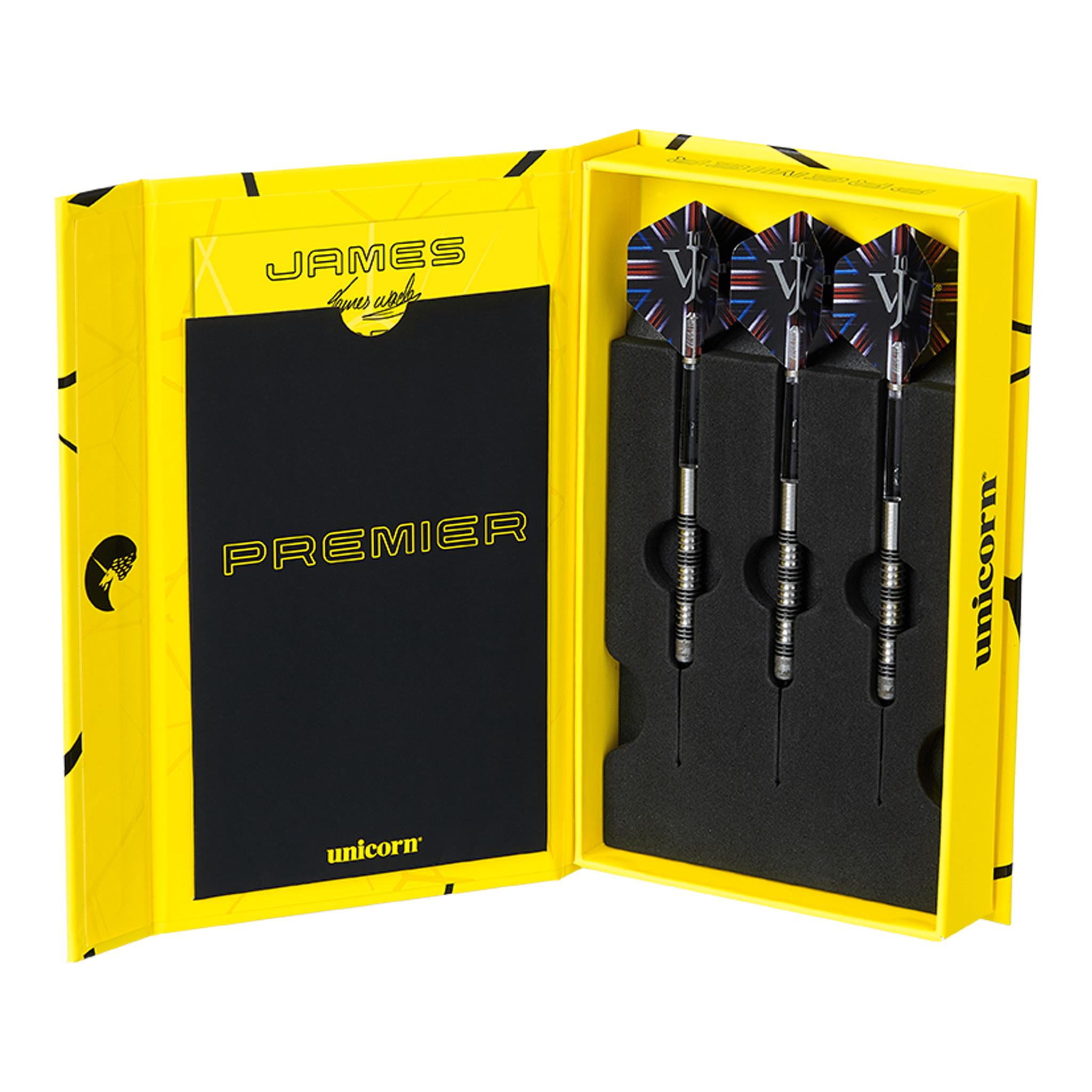 Unicorn James Wade The Machine 04 – Freccette In Tungsteno 90%, 25g, Steel Darts