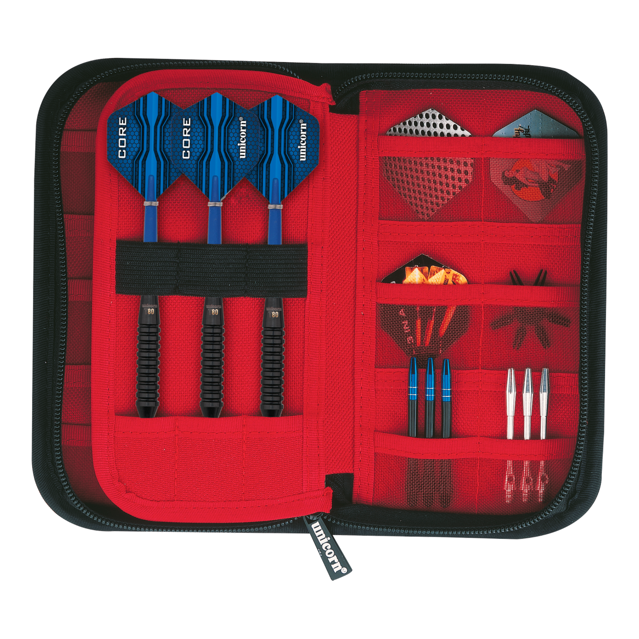 Unicorn Maxi Darts Case Black/Red Cases
