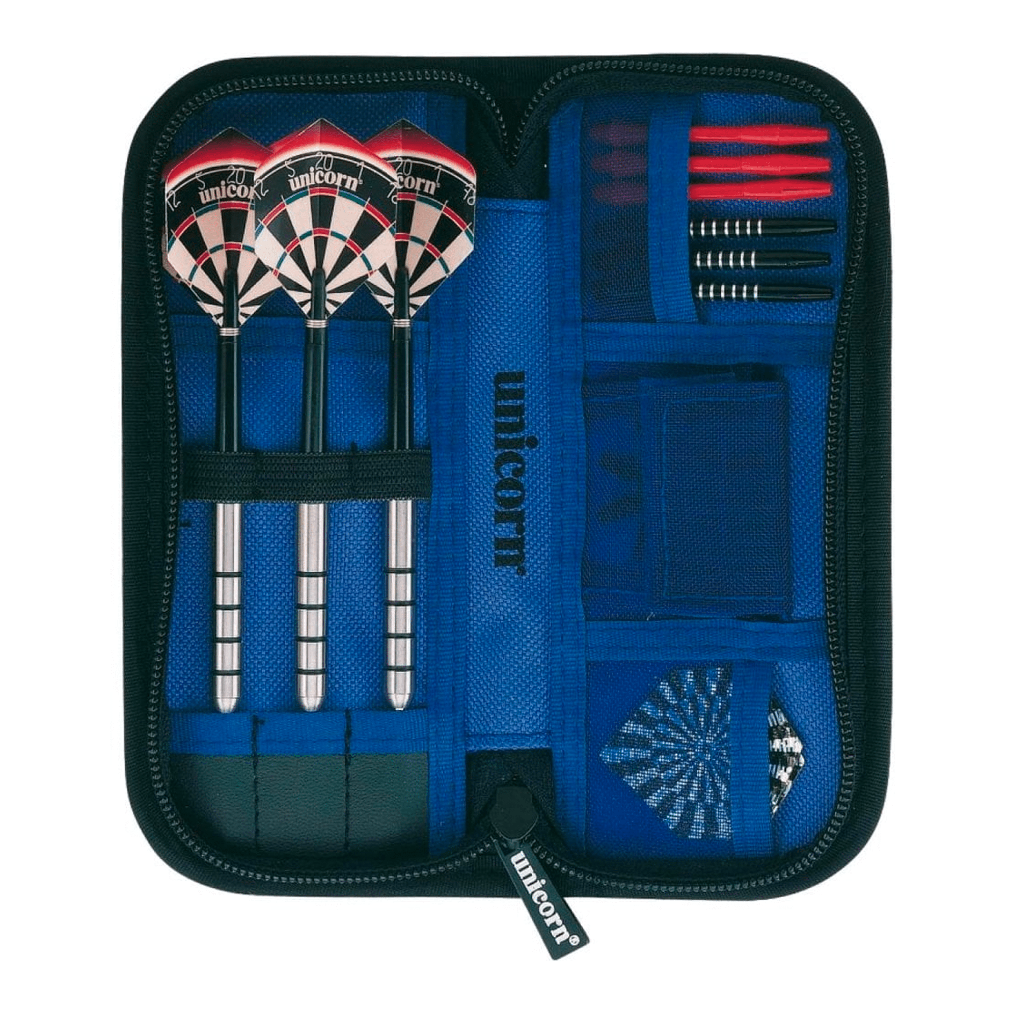 Unicorn Midi Darts Case Black/Blue Cases