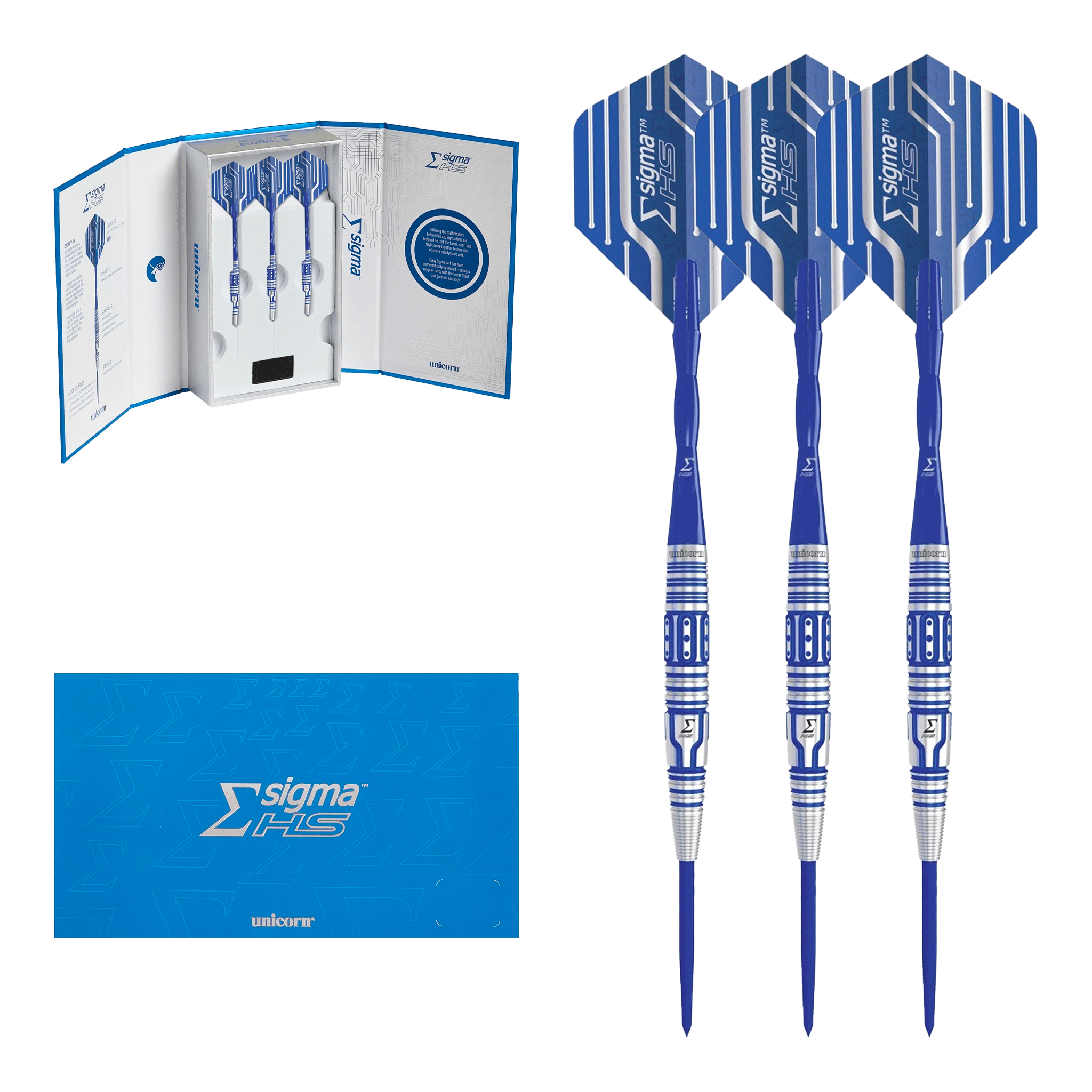 Unicorn Sigma HS - 90% Tungsten Steel Tip Darts 21 Grams Darts