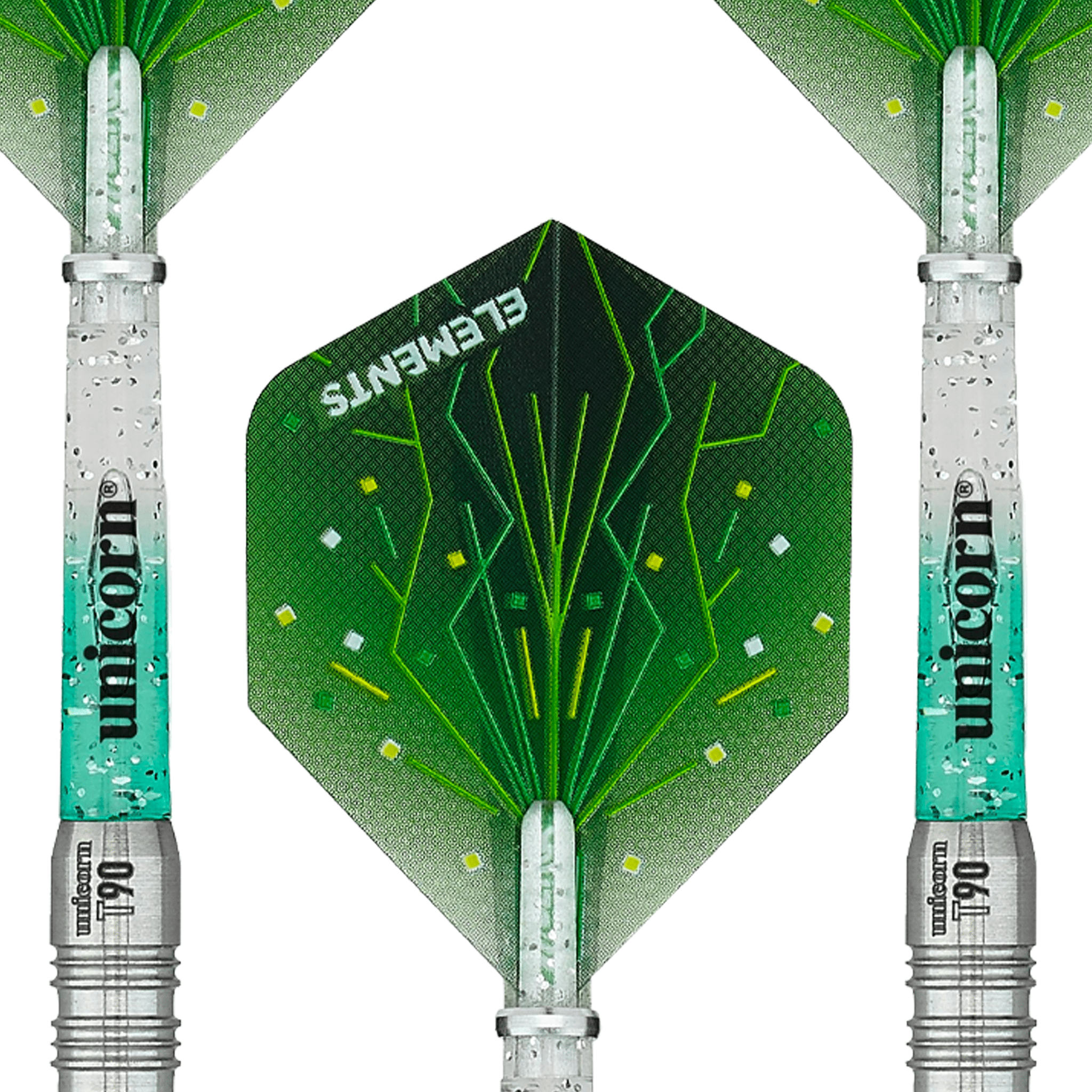 Unicorn T90 Core XL Green Type 2 90% Tungsten Steel Tip Darts Darts