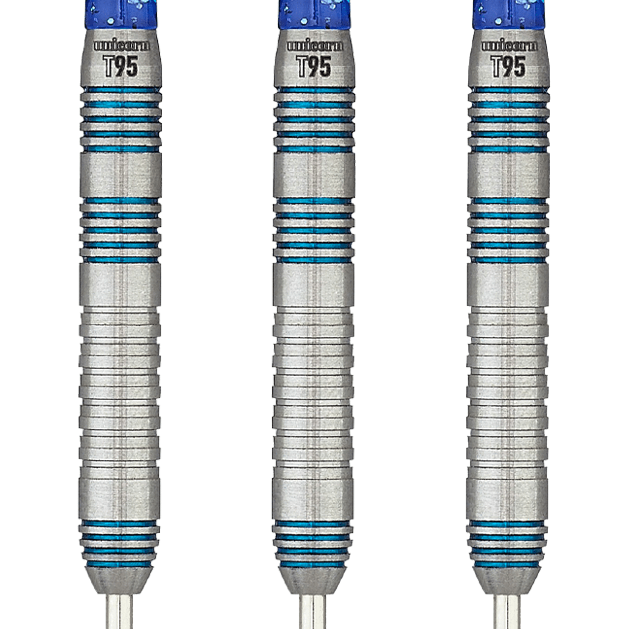 Unicorn T95 Core XL Blue Type 2 Steel Tip Darts - 95% Tungsten - 21 Grams Darts
