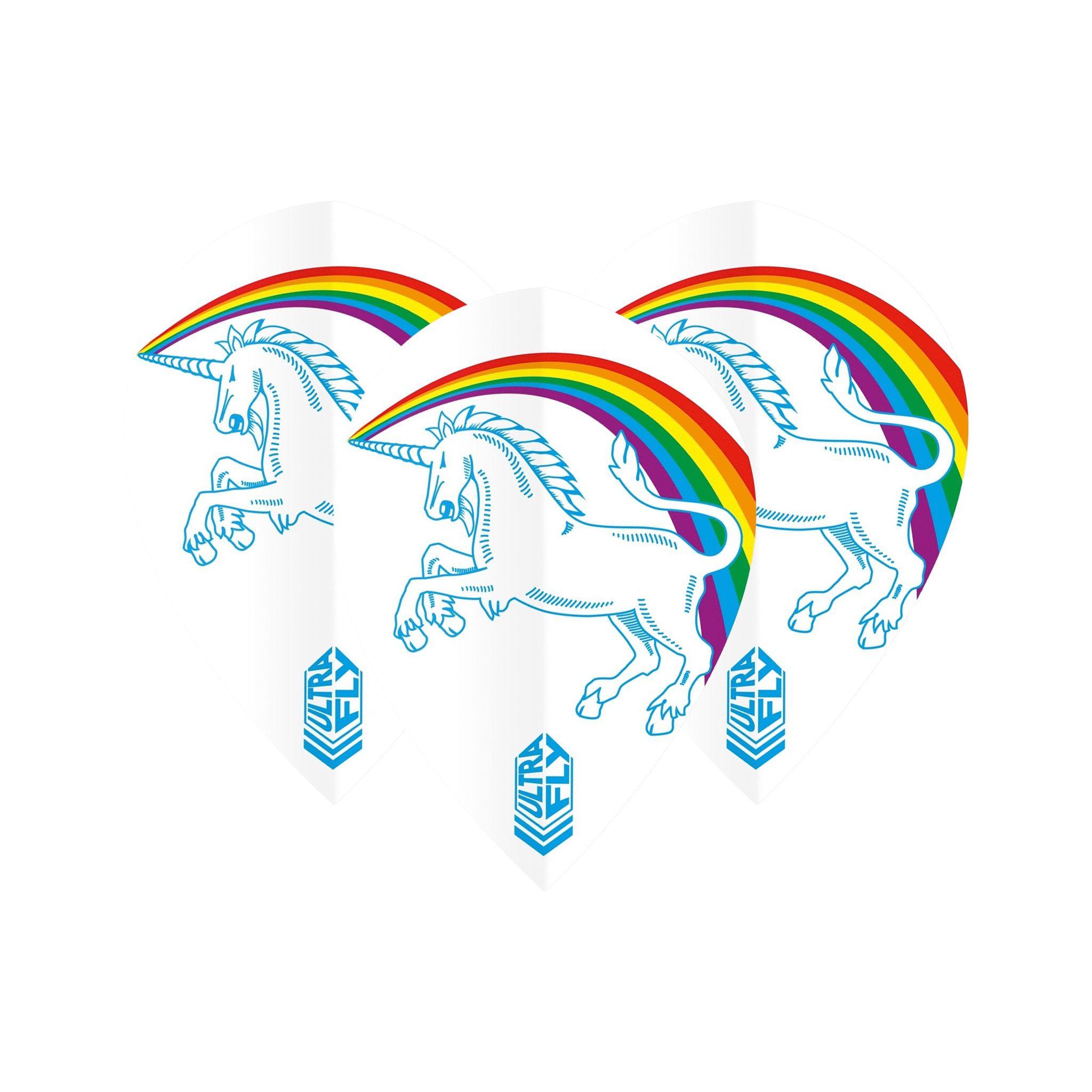 Unicorn Unicorn Rainbow - Ultrafly 100 Dart Flights Flights