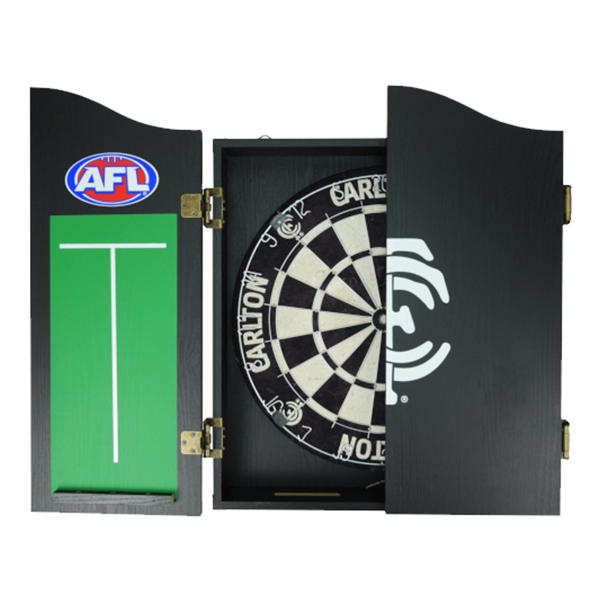 Winmau AFL Dartboard, Cabinet & Darts - Complete Darts Set Boards