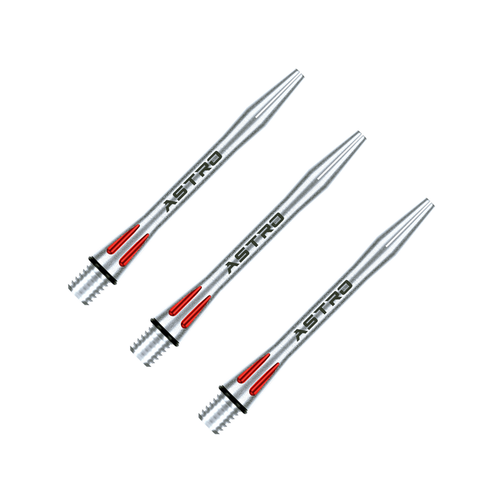 Winmau Astro - Aluminium Dart Shafts Short (35mm) / Red Shafts