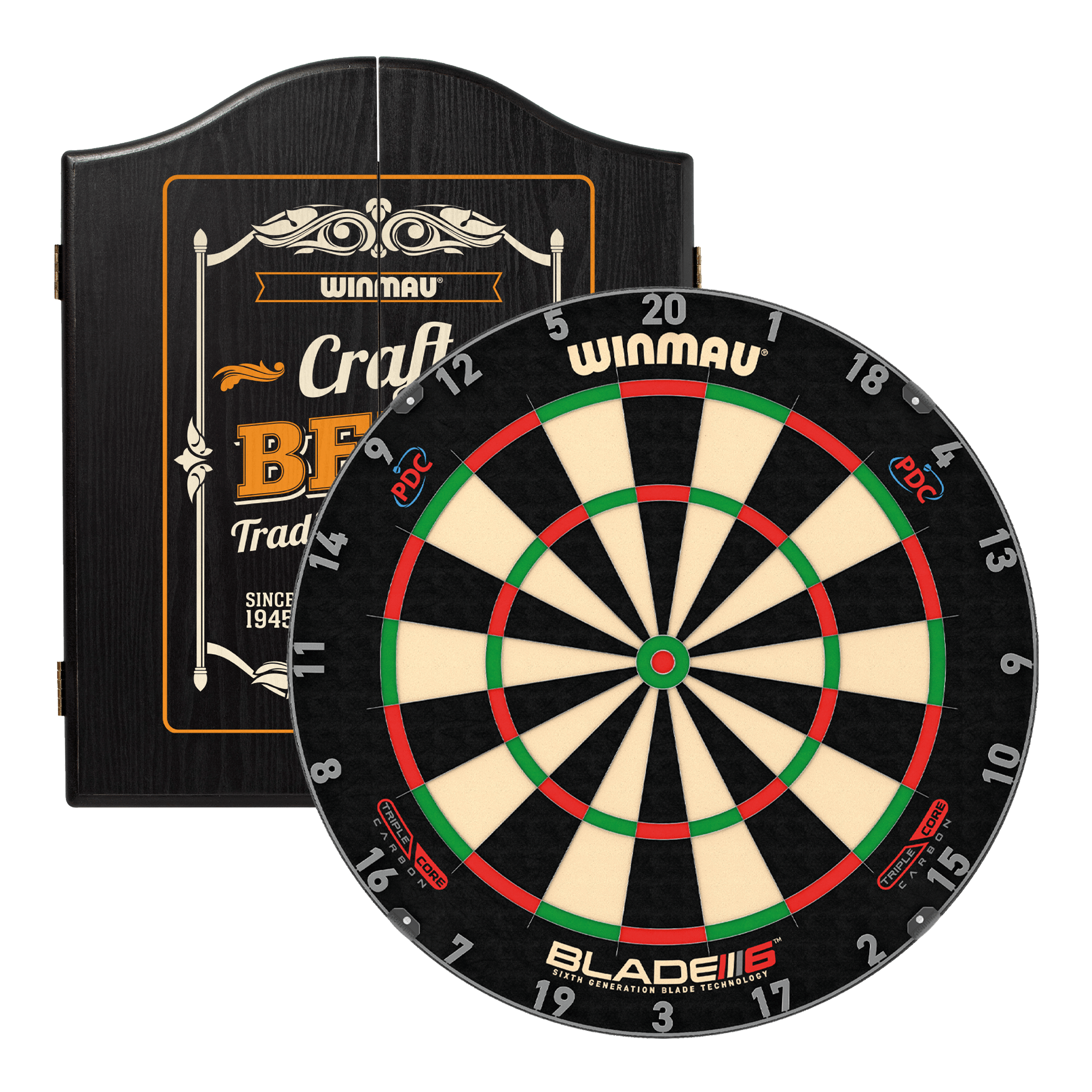 Winmau Blade 6 Dartboard & Cabinet Bundle Boards