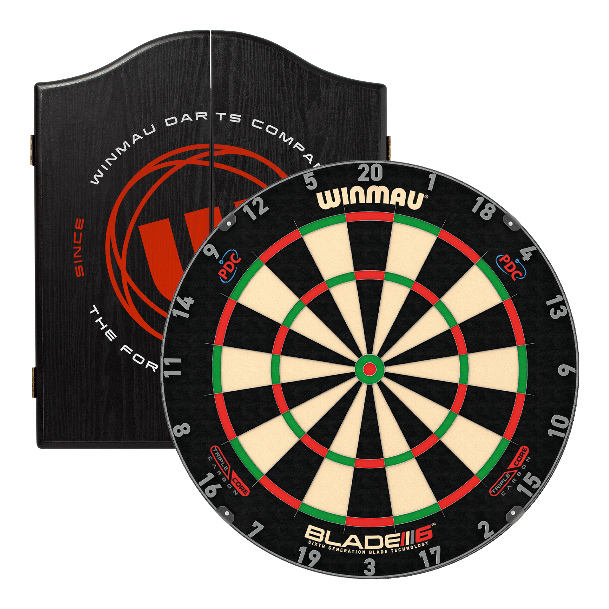 Winmau Blade 6 Triple Core Dartboard & Surround Bundle