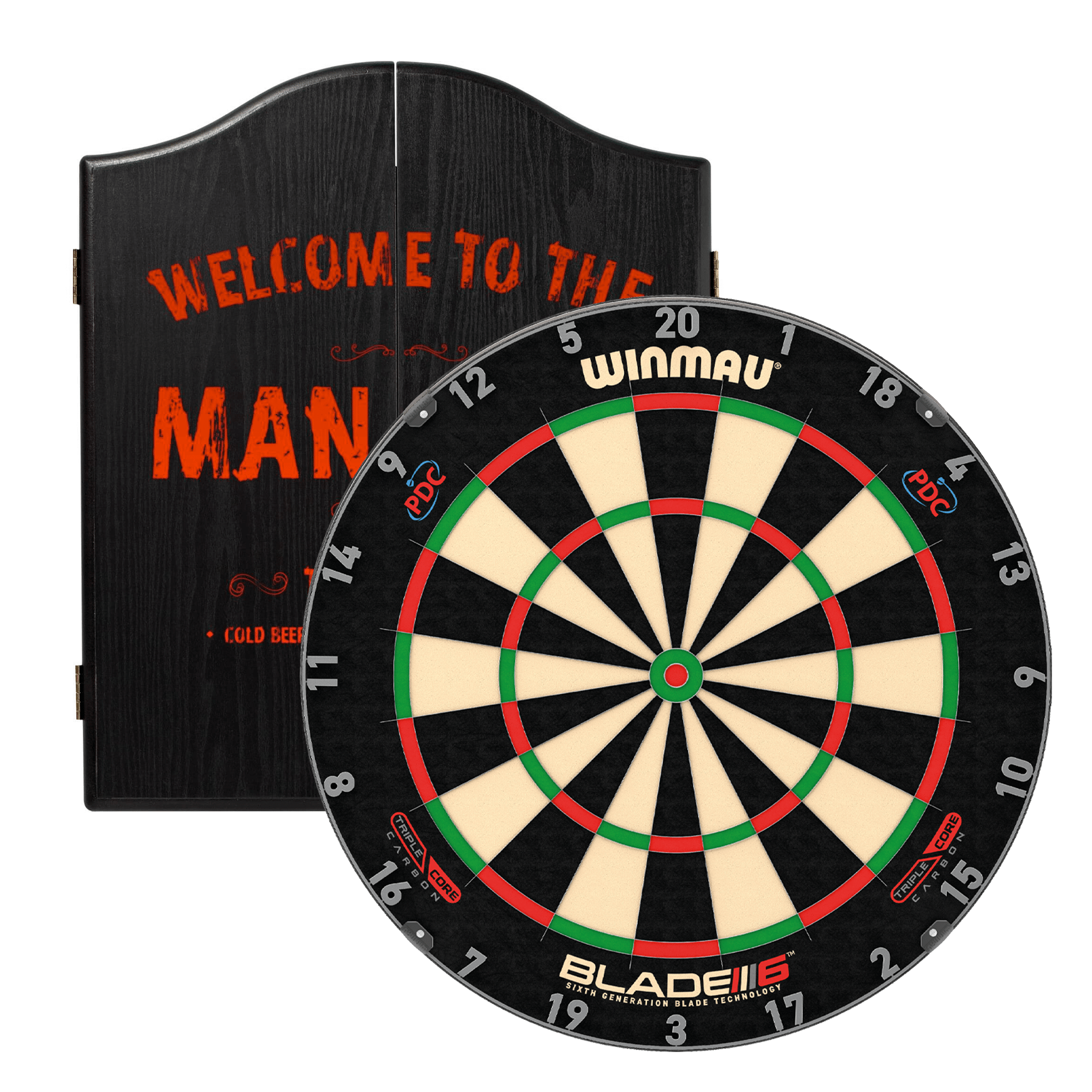 Winmau Blade 6 Dartboard & Cabinet Bundle Boards