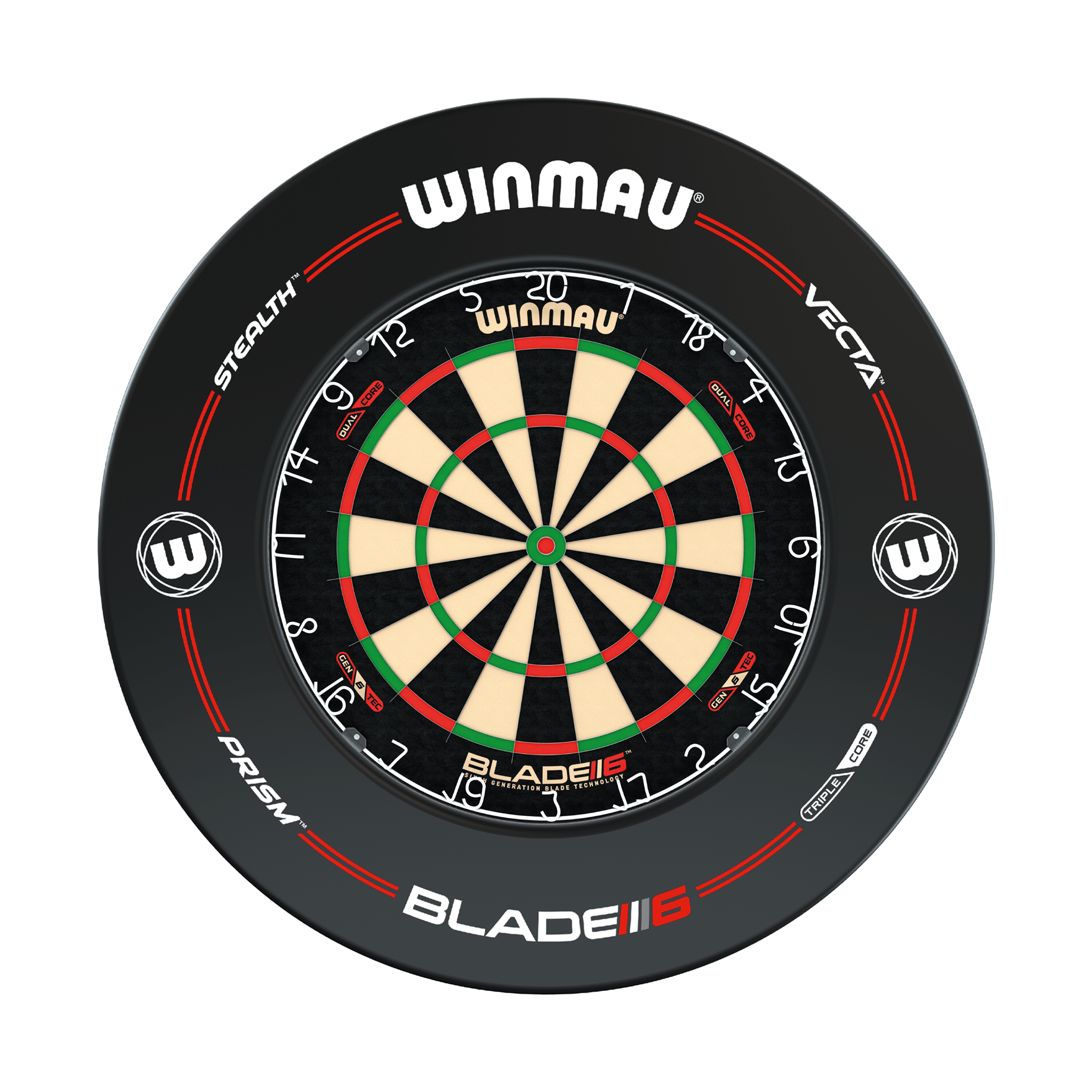 Winmau Blade 6 Dartboard & Surround Bundle Blade 6 Dual Core / Pro-Line Boards