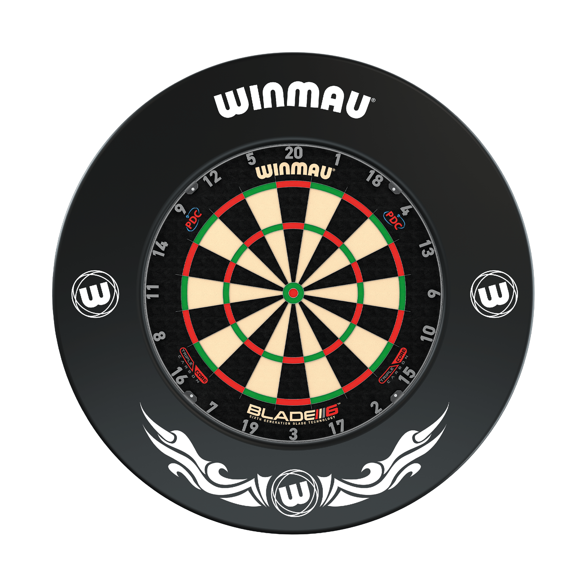 Winmau Blade 6 Dartboard & Surround Bundle Blade 6 Triple Core / Xtreme Boards