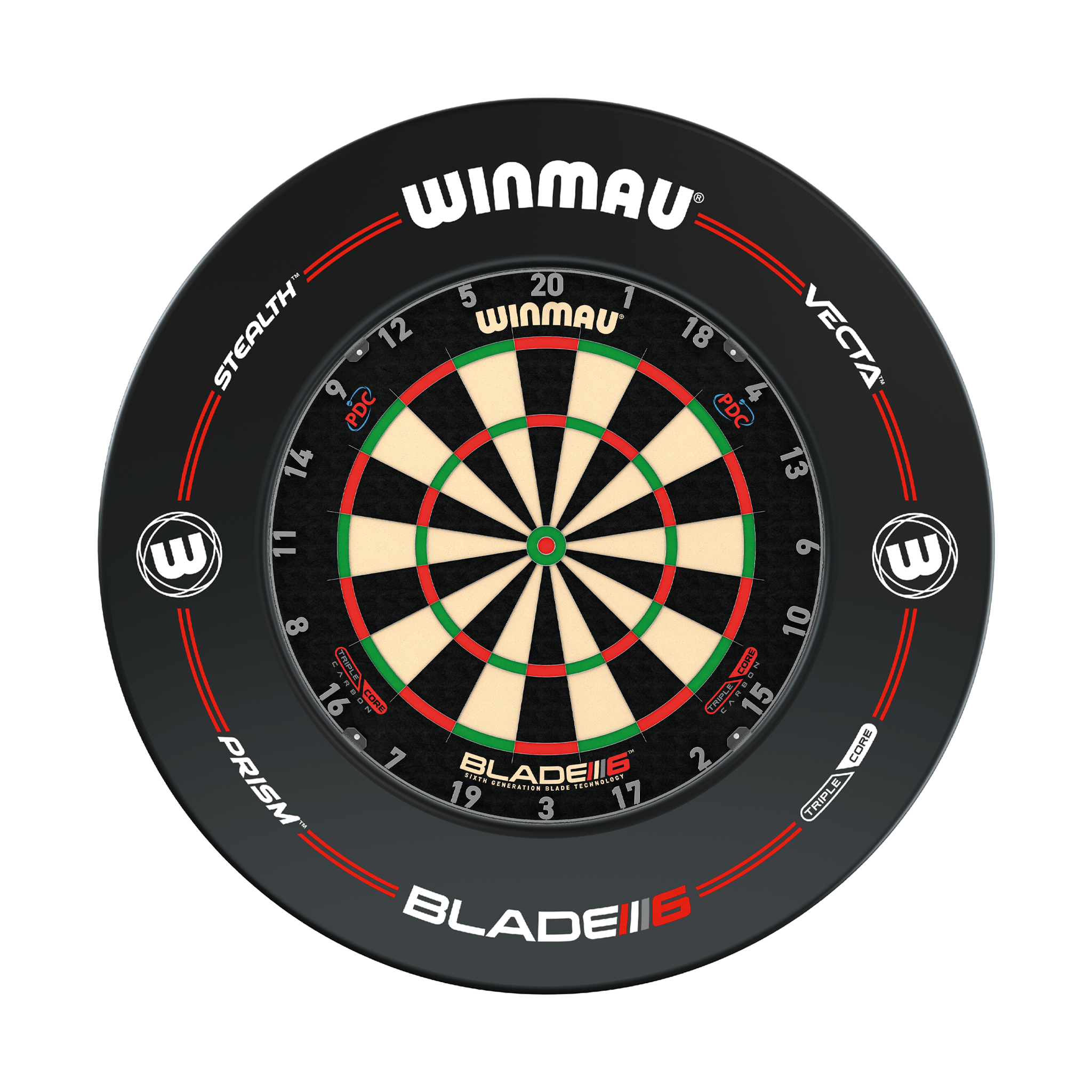 Winmau Blade 6 Dartboard & Surround Bundle Boards