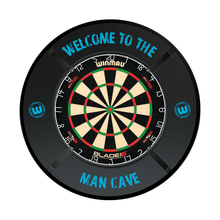 Winmau Blade 6 Dartboard, Surround & Light Bundle Blade 6 Dual Core / Man Cave / Target Corona Vision Boards