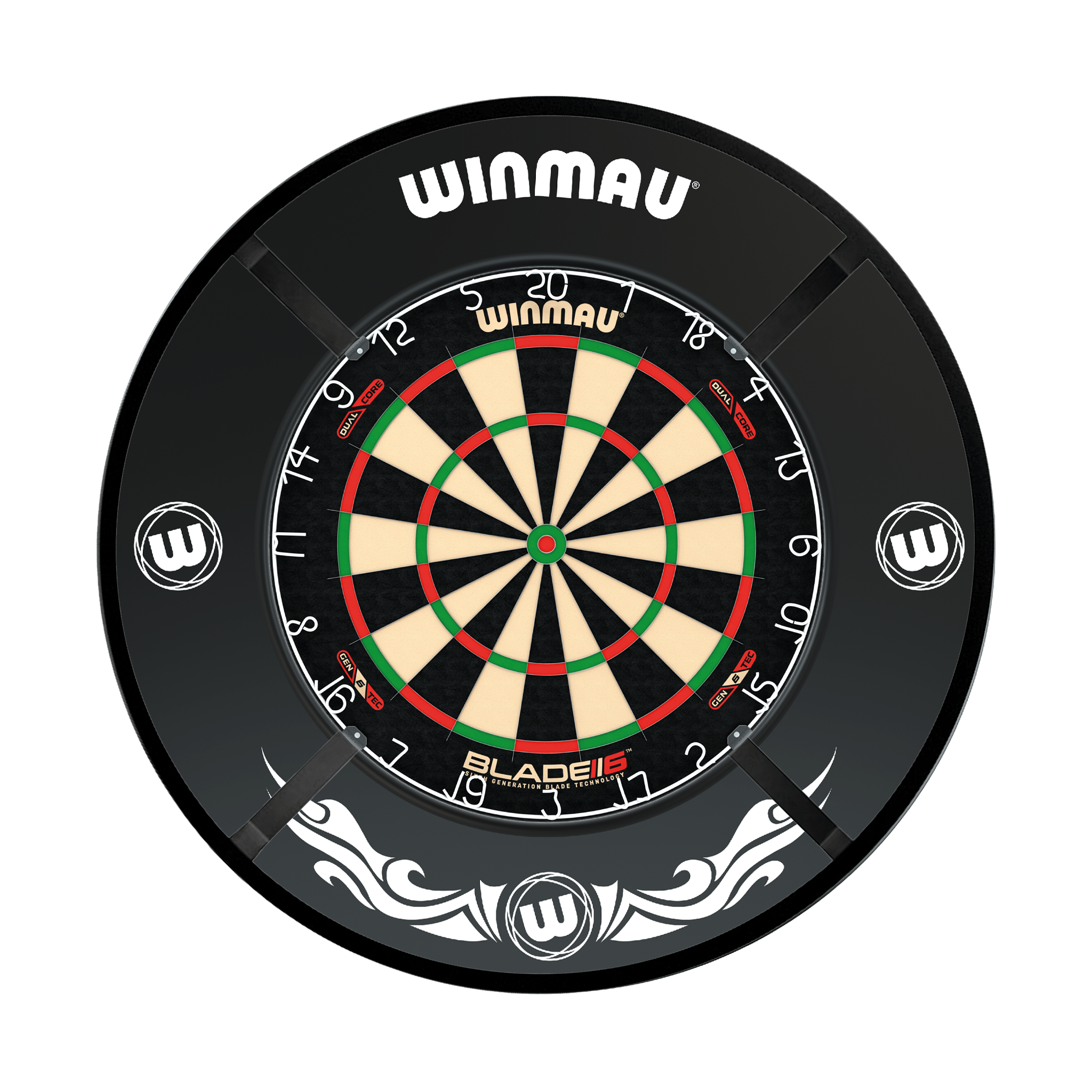 Winmau Blade 6 Dartboard, Surround & Light Bundle Blade 6 Dual Core / Xtreme / Target Corona Vision Boards