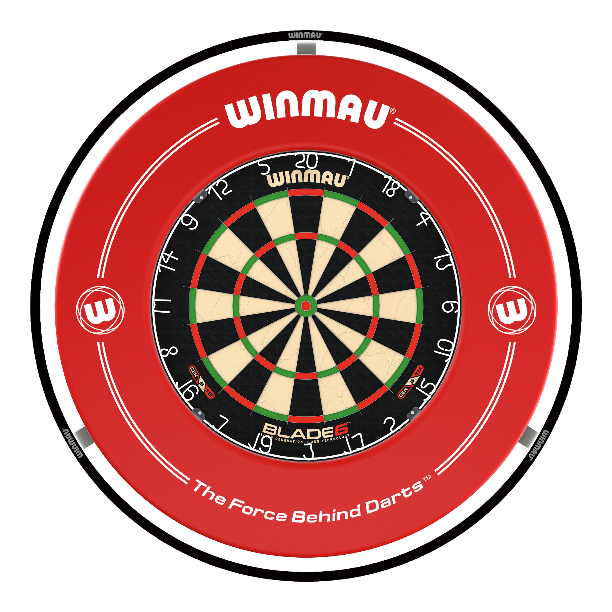 Buy Winmau Blade 6 Dartboard, Surround & Light Bundle from Darts Online