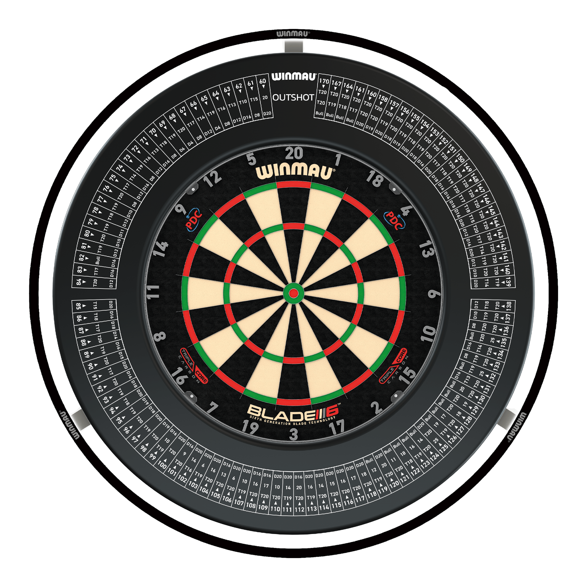 Buy Winmau Blade 6 Dartboard Surround Light Bundle from Darts
