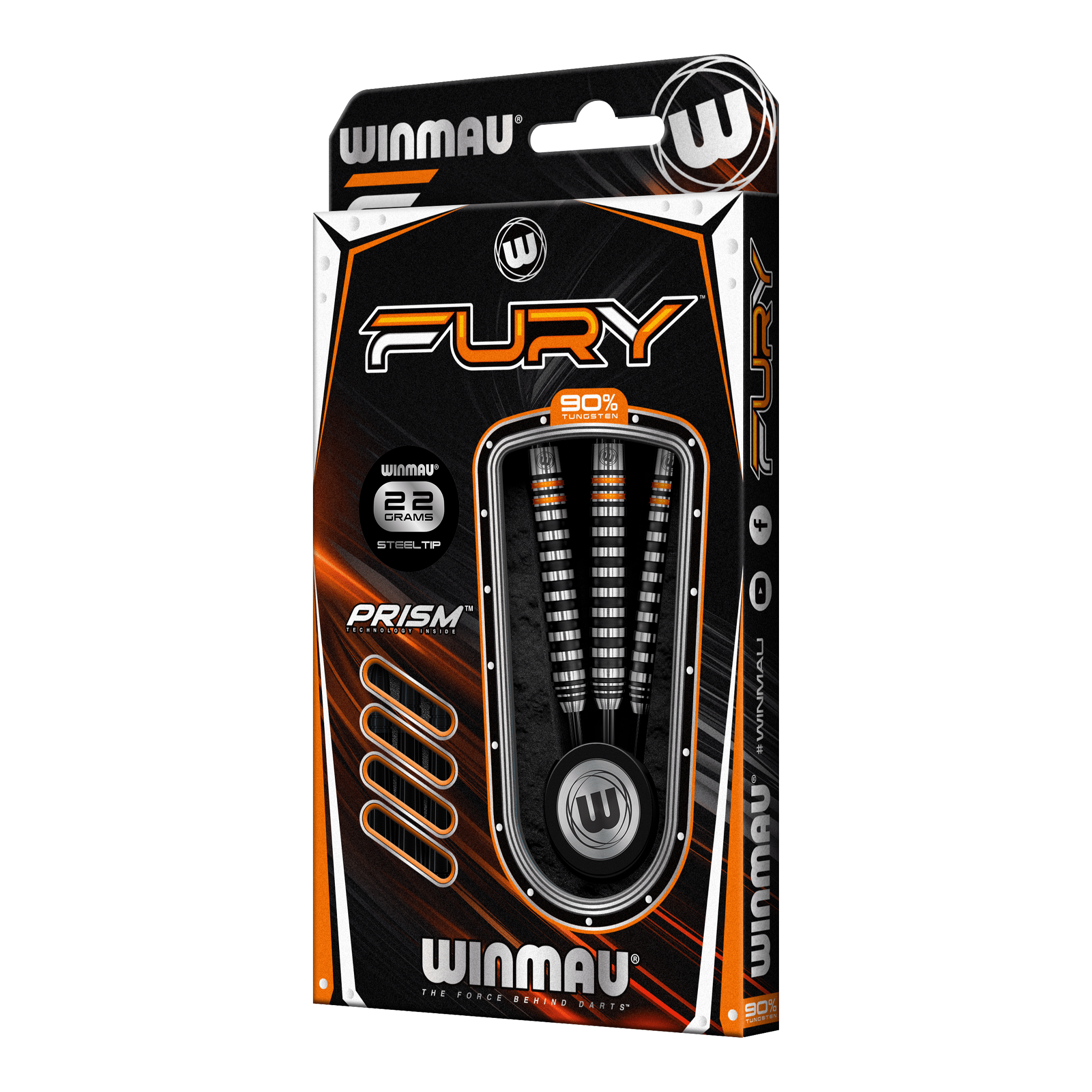 Winmau Fury 90% Tungsten Steel Tip Darts Darts