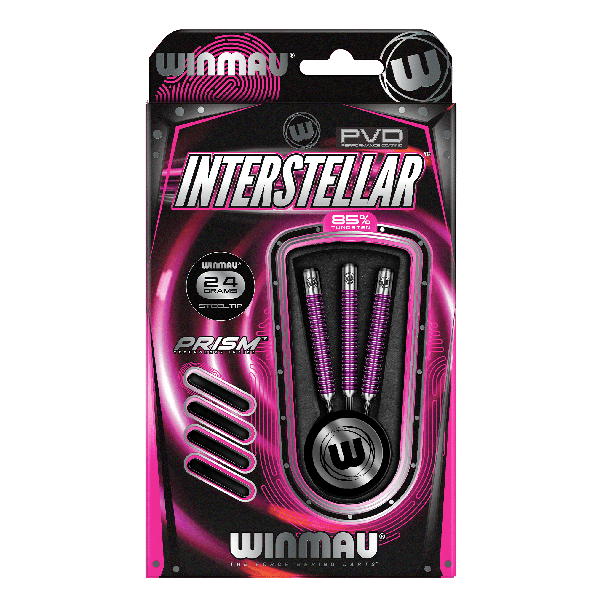 Winmau Interstellar Steel Tip Darts - 85% Tungsten - 24 Grams Darts