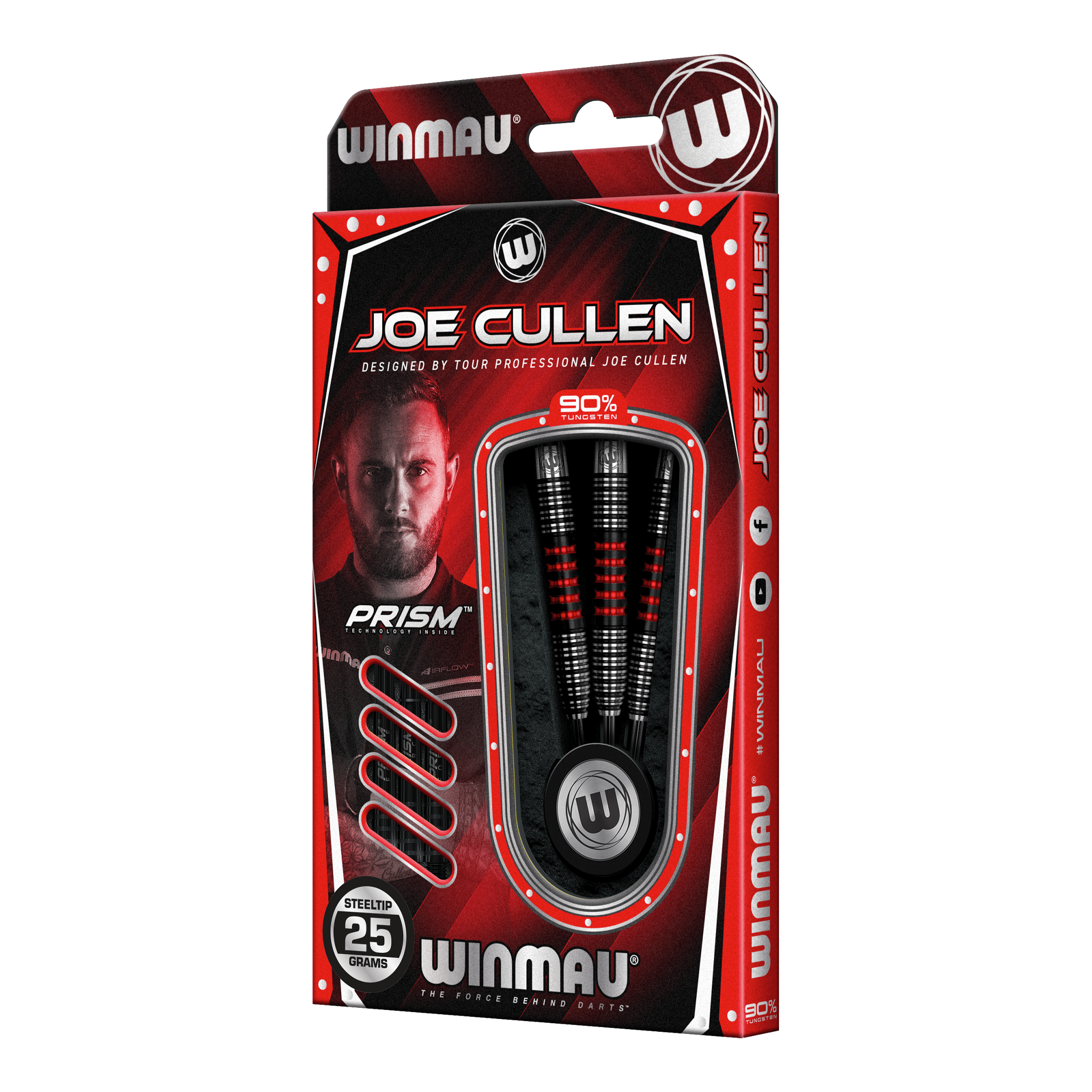 Winmau Joe Cullen - 90% Tungsten Steel Tip Darts Darts