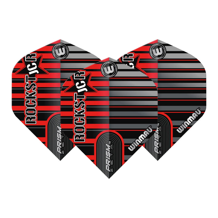Winmau Joe Cullen - Prism Zeta Dart Flights Standard / Black Flights