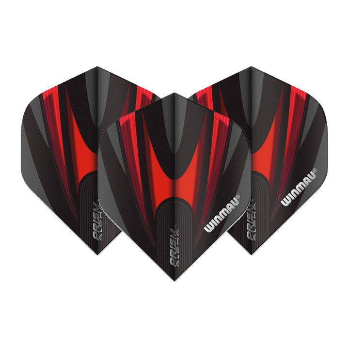 Winmau Prism Alpha Dart Flights Red / Standard Flights
