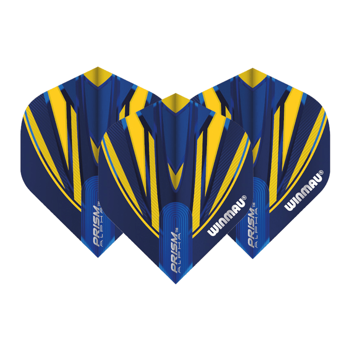 Winmau Prism Alpha Dart Flights Yellow / Standard Flights