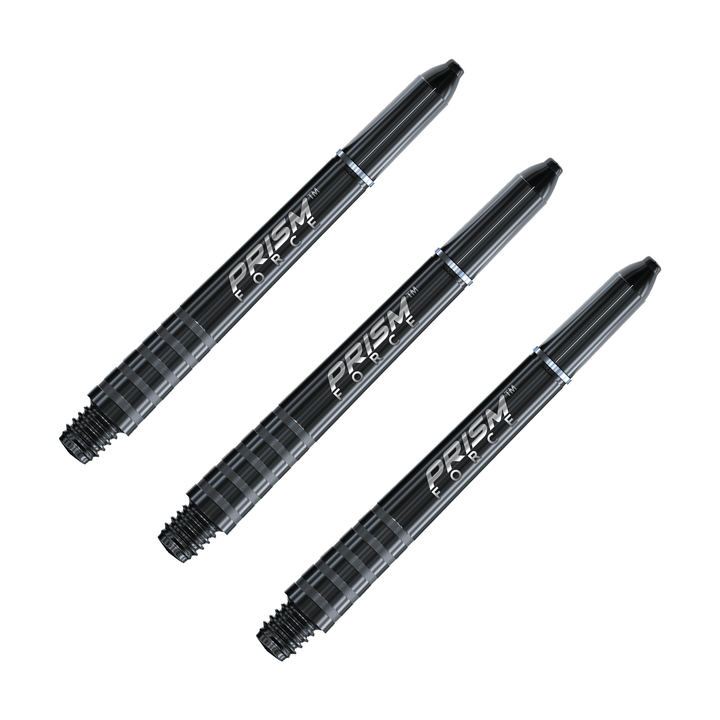 Winmau Prism Force Polycarbonate Dart Shafts Black / Intermediate (41mm) Shafts