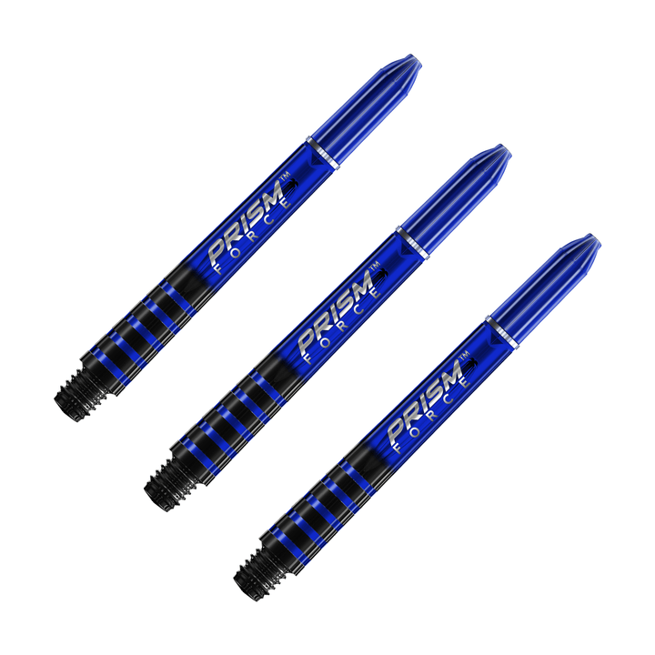Winmau Prism Force Polycarbonate Dart Shafts Blue / Intermediate (41mm) Shafts