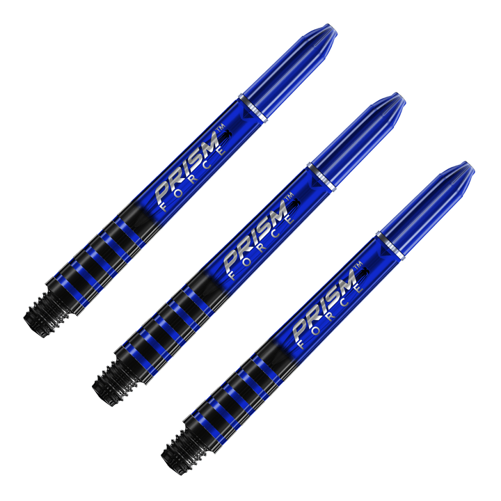 Winmau Prism Force Polycarbonate Dart Shafts Blue / Medium (46mm) Shafts