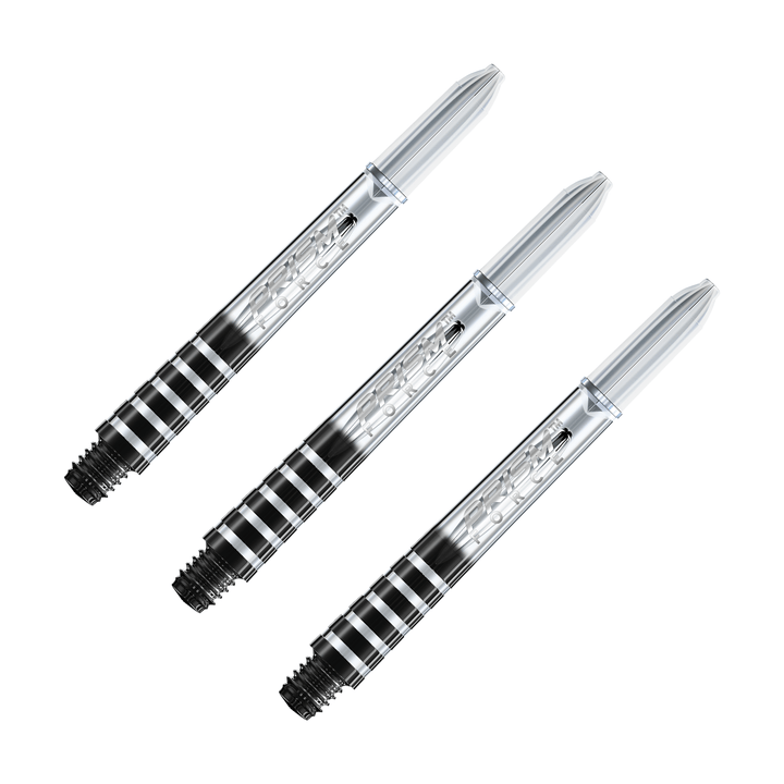 Winmau Prism Force Polycarbonate Dart Shafts Clear / Intermediate (41mm) Shafts