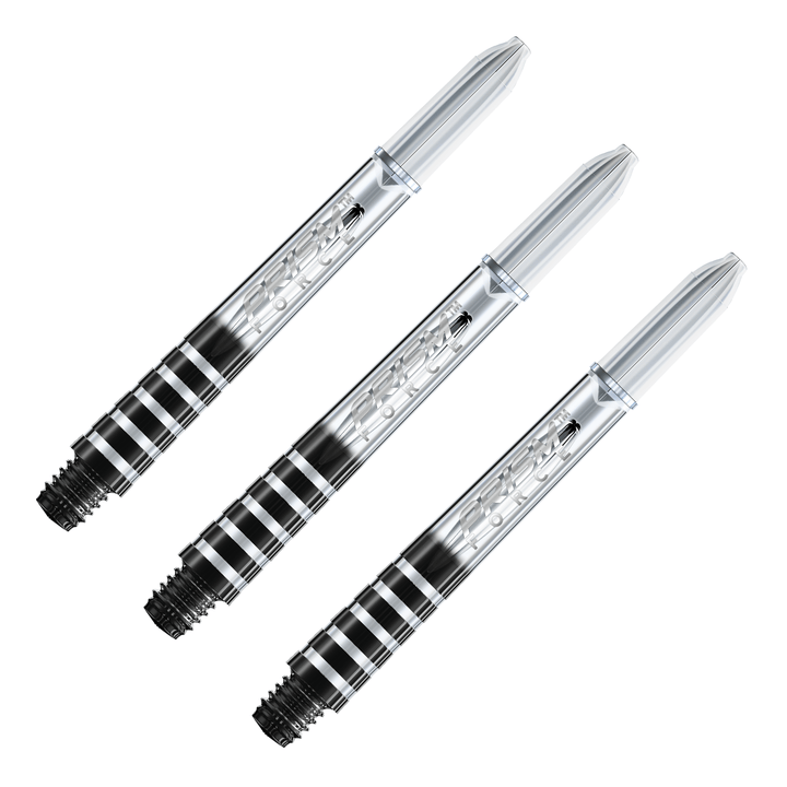 Winmau Prism Force Polycarbonate Dart Shafts Clear / Medium (46mm) Shafts