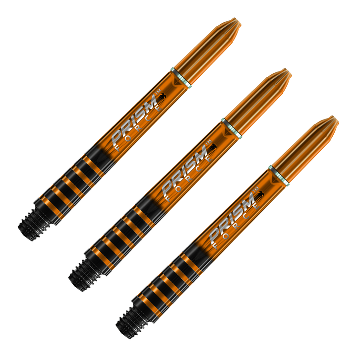 Winmau Prism Force Polycarbonate Dart Shafts Orange / Medium (46mm) Shafts