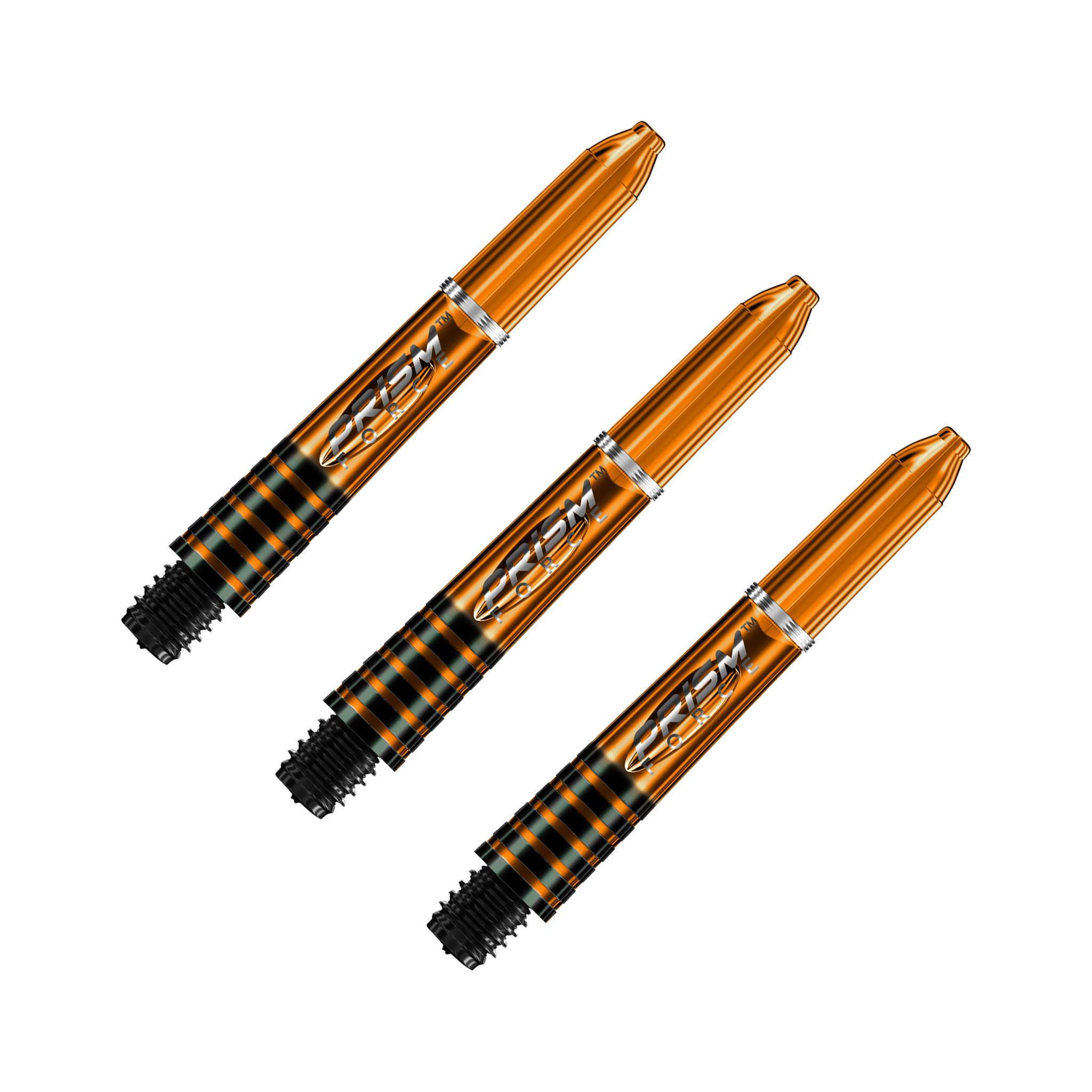 Winmau Prism Force Polycarbonate Dart Shafts Orange / Short (35mm) Shafts
