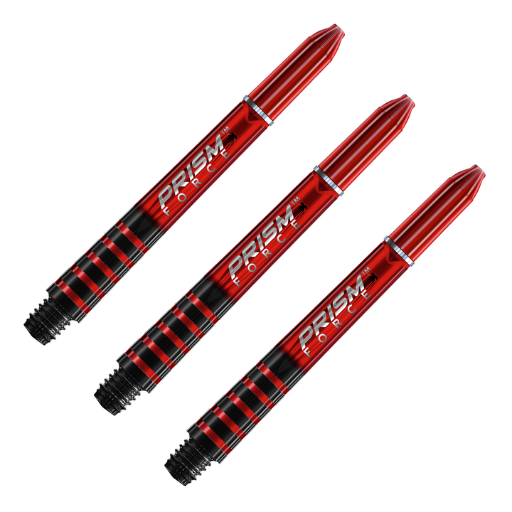 Winmau Prism Force Polycarbonate Dart Shafts Red / Medium (46mm) Shafts