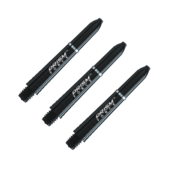 Winmau Prism Force Short (35mm) Polycarbonate  Dart Shafts Black Shafts