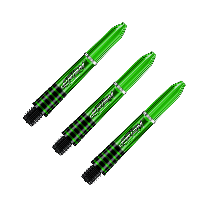 Winmau Prism Force Short (35mm) Polycarbonate  Dart Shafts Green Shafts