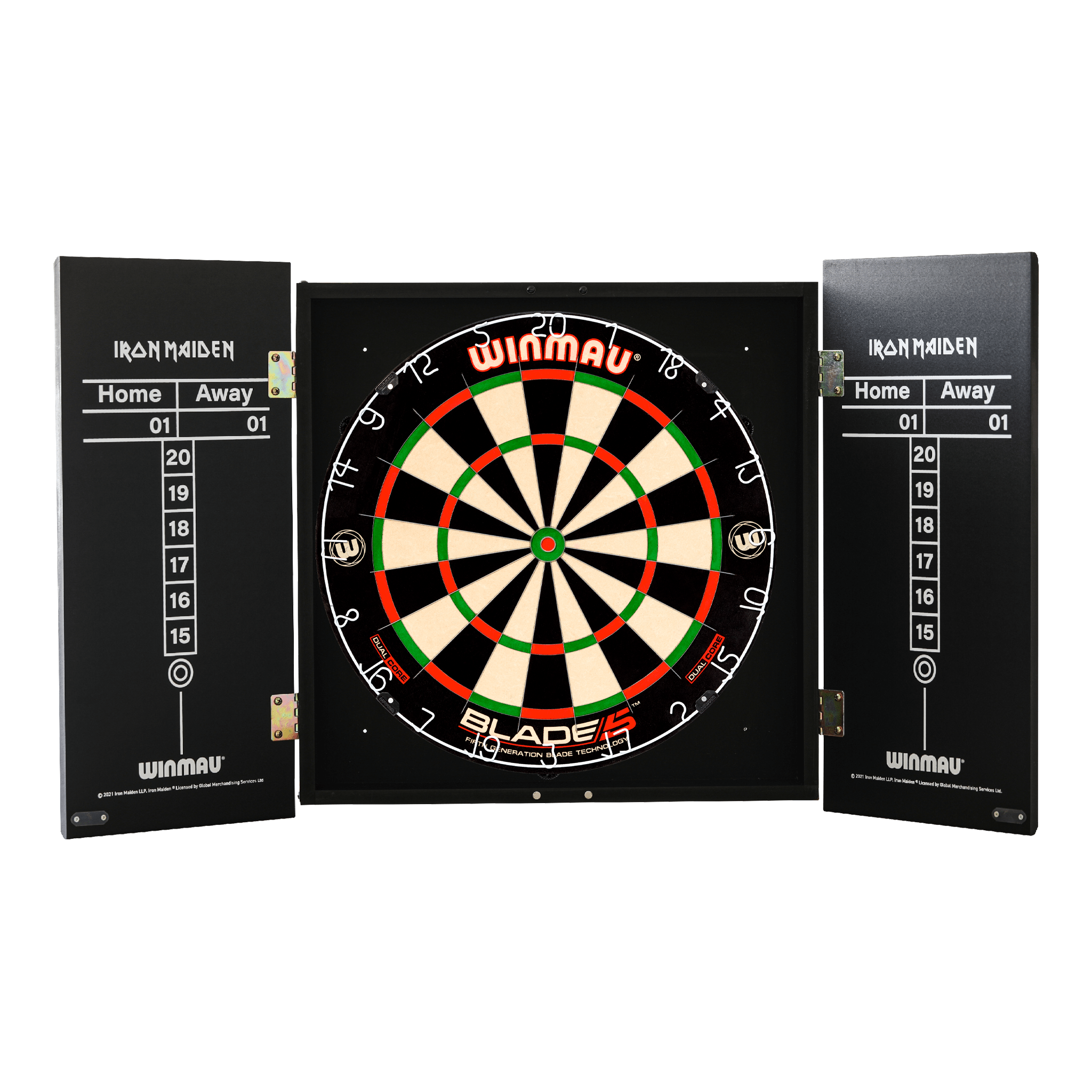 Winmau Rock Legends Dartboard Cabinet Boards